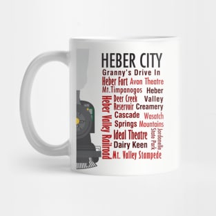 Sights of Heber City, Utah Mug